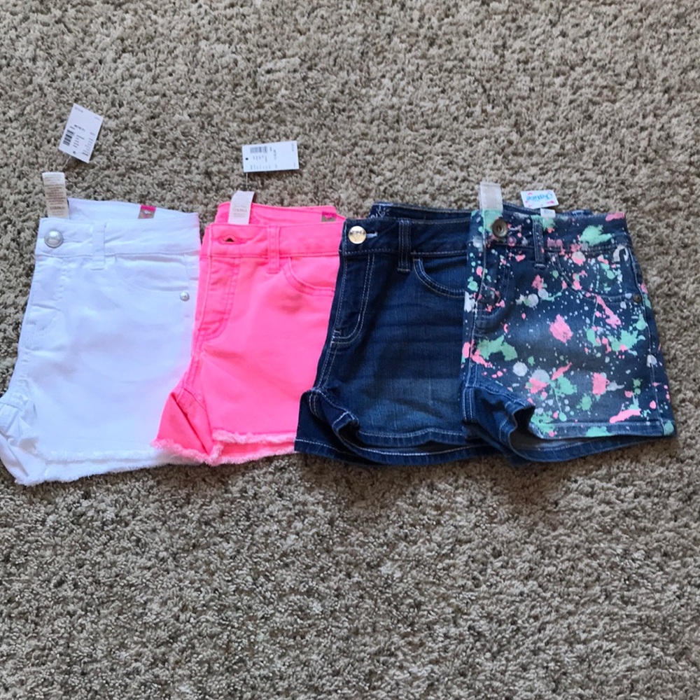 NWT Girls Justice Shorts 10r/12s